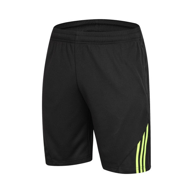 Men Sports Running Shorts Training Soccer Tennis Workout GYM breathable Quick Dry Outdoor Jogging Elastic Shorts With Zip pocket - EVERTHINGZ