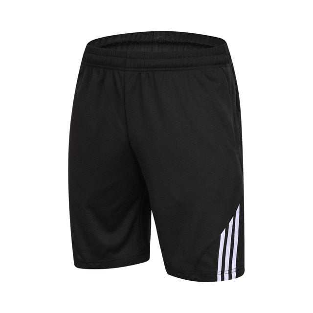 Men Sports Running Shorts Training Soccer Tennis Workout GYM breathable Quick Dry Outdoor Jogging Elastic Shorts With Zip pocket - EVERTHINGZ