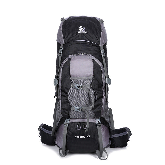 80L Camping Hiking Backpacks Big Outdoor Bag Backpack Nylon superlight Sport Travel Bag Aluminum alloy support 1.65kg - EVERTHINGZ