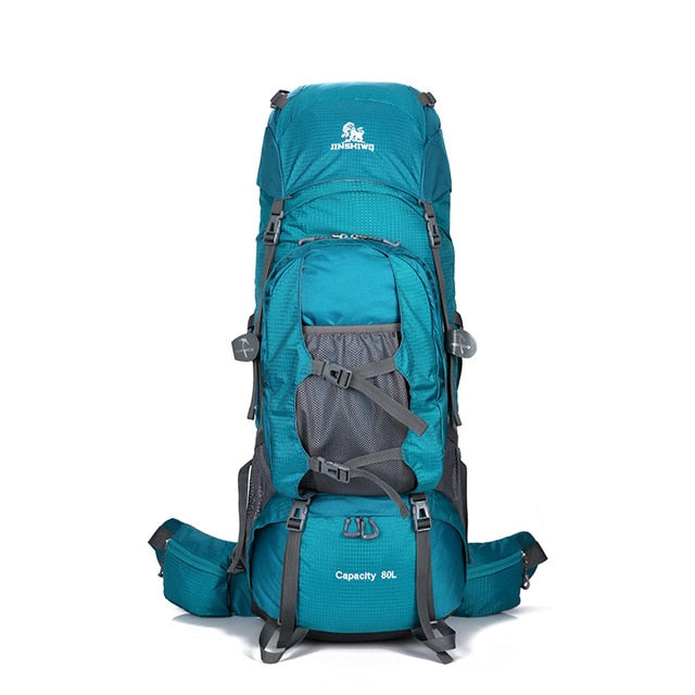 80L Camping Hiking Backpacks Big Outdoor Bag Backpack Nylon superlight Sport Travel Bag Aluminum alloy support 1.65kg - EVERTHINGZ