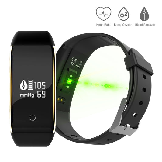 IP67 Waterproof Pedometer V9 Smart Blood Pressure Monitor Heart Rate Fitness Tracker Pedometer Running Step Counter Wrist Watch - EVERTHINGZ