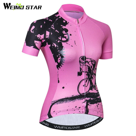 Weimostar Bike Team Cycling Jersey Women Racing Cycling Clothing Summer Bicycle Clothes Breathable MTB Bike Jersey Ropa Ciclismo - EVERTHINGZ