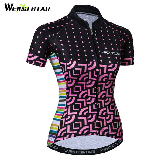 Weimostar 2018 Bike Team Cycling Jersey Women Summer Short Sleeve Bicycle Clothing Ropa Ciclismo Quick Dry MTB BiKE Jersey Shirt - EVERTHINGZ