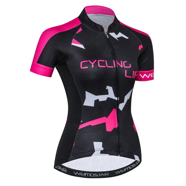 Weimostar 2018 Bike Team Cycling Jersey Women Summer Short Sleeve Bicycle Clothing Ropa Ciclismo Quick Dry MTB BiKE Jersey Shirt - EVERTHINGZ
