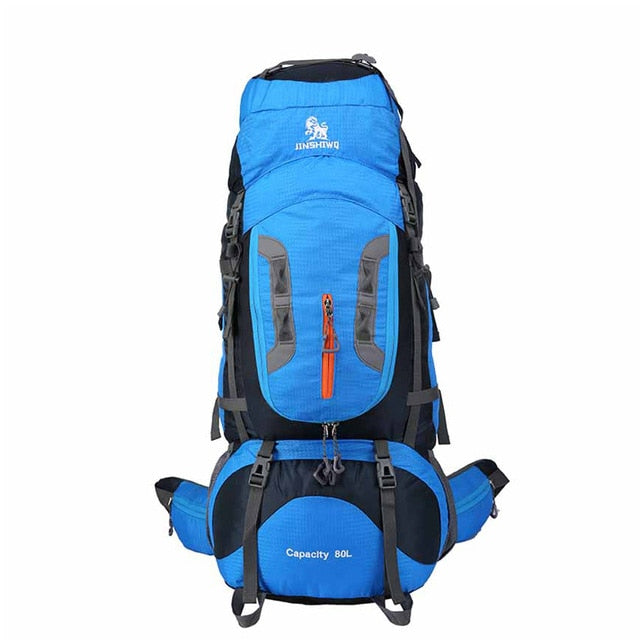 80L Camping Hiking Backpacks Big Outdoor Bag Backpack Nylon superlight Sport Travel Bag Aluminum alloy support 1.65kg - EVERTHINGZ