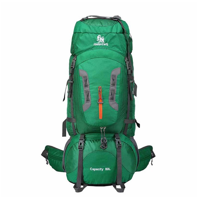 80L Camping Hiking Backpacks Big Outdoor Bag Backpack Nylon superlight Sport Travel Bag Aluminum alloy support 1.65kg - EVERTHINGZ