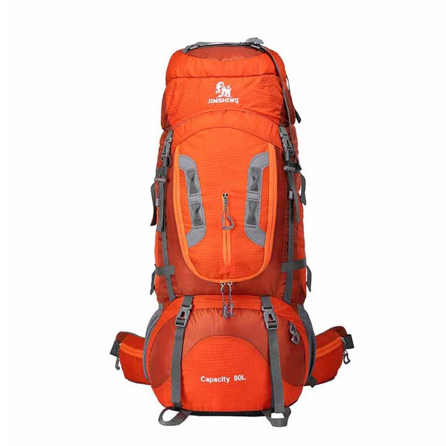 80L Camping Hiking Backpacks Big Outdoor Bag Backpack Nylon superlight Sport Travel Bag Aluminum alloy support 1.65kg - EVERTHINGZ