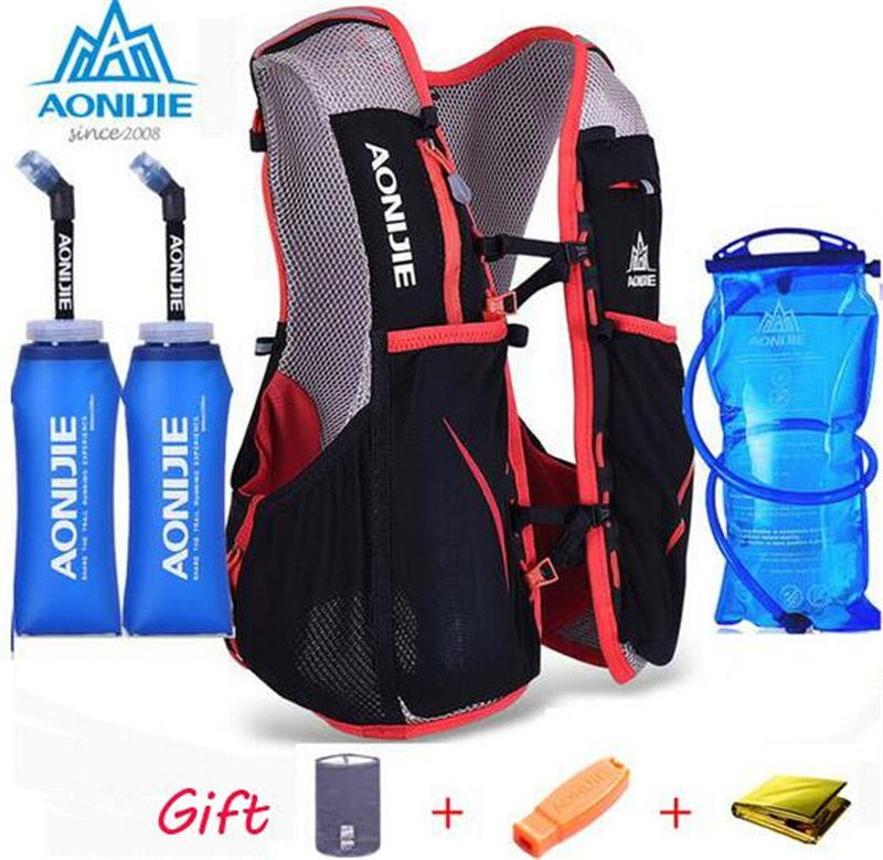 AONIJIE 5L Women Men Marathon Hydration Vest Pack For 1.5L Water Bag Cycling Hiking Bag Outdoor Sport Running Backpack - EVERTHINGZ