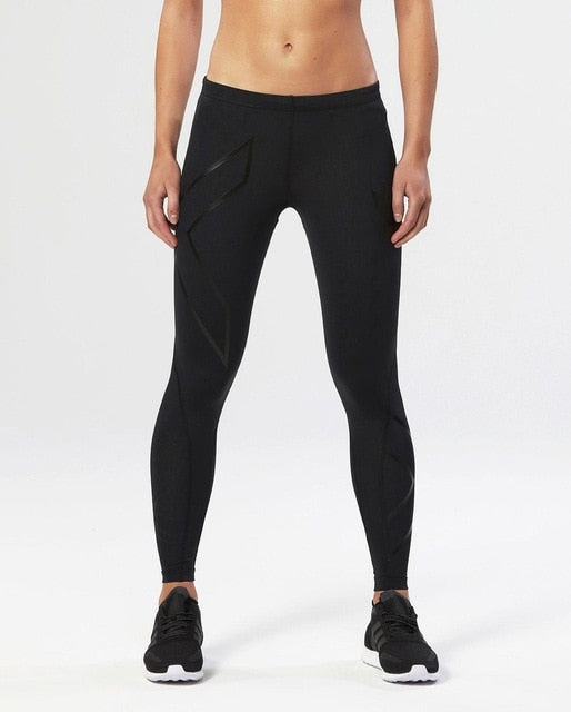 Compression pants women autumn and winter running tights trousers fitness pants elastic marathon jogging quick-drying brand - EVERTHINGZ