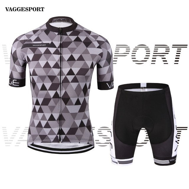 KEMALOCE Skeleton Short Cycling Wear Set Ropa De Ciclismo Maillot Black Bike Jersey Set  Men Gel Pad Breathable Bicycle Clothing - EVERTHINGZ