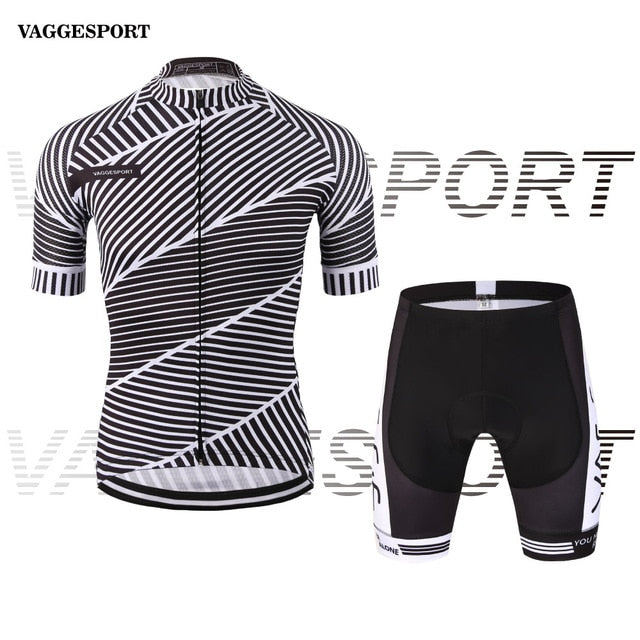 KEMALOCE Skeleton Short Cycling Wear Set Ropa De Ciclismo Maillot Black Bike Jersey Set  Men Gel Pad Breathable Bicycle Clothing - EVERTHINGZ