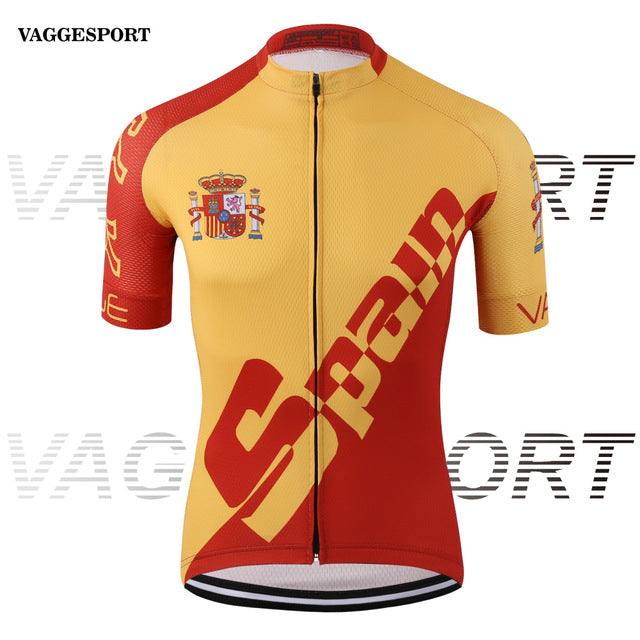 Pro Tour Spain brand Cycling Jersey Wear Racing Ciclismo Cycling Apparel Kit Road Compression Digital Printing Uv Bicycle Shirts - EVERTHINGZ