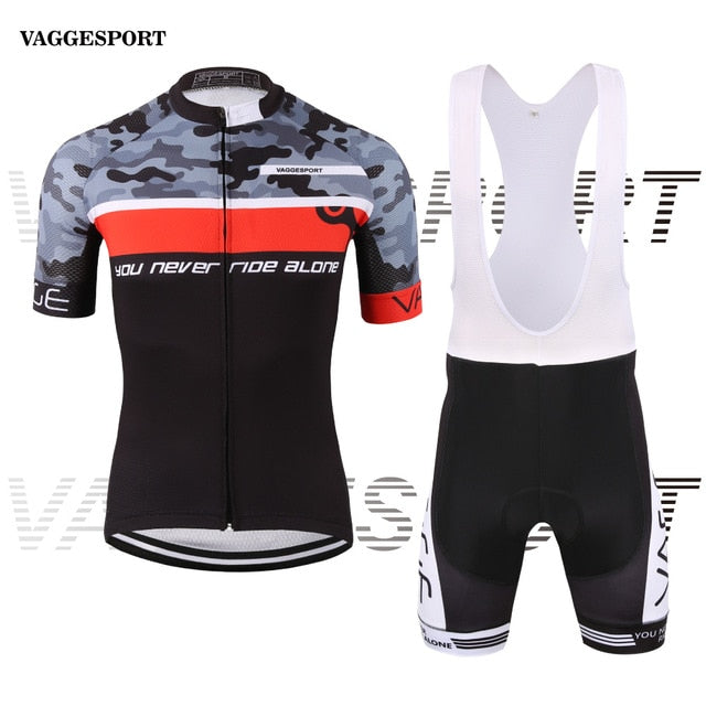 Camo Digital Print Red Men Cycling Wear Sublimation Printing Discount Cycling Uniforms Brand High Quality Biking Clothing Sets - EVERTHINGZ