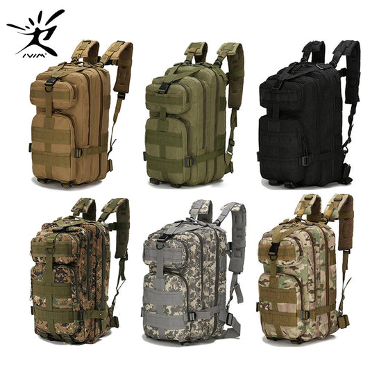 1000D Nylon Tactical Backpack Military Backpack Waterproof Army Rucksack Outdoor Sports Camping Hiking Fishing Hunting 28L Bag - EVERTHINGZ