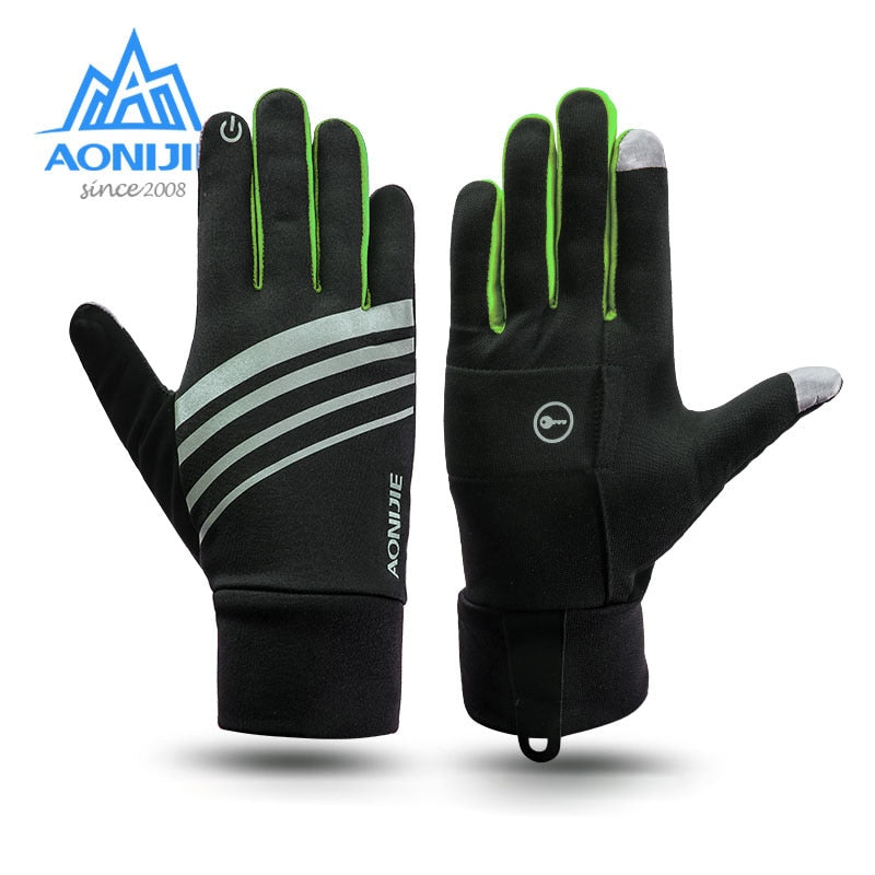 AONIJIE Winter Unisex Sports Touchscreen Windproof Thermal Fleece Gloves Running Jogging Hiking Cycling Skiing Bicycle - EVERTHINGZ