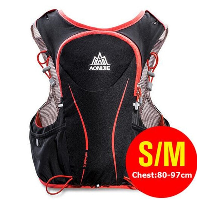 AONIJIE Outdoor Sports Running Backpack 5L Marathon Hydration Vest Pack  Water Bladder Hiking Camping Running Marathon Race - EVERTHINGZ