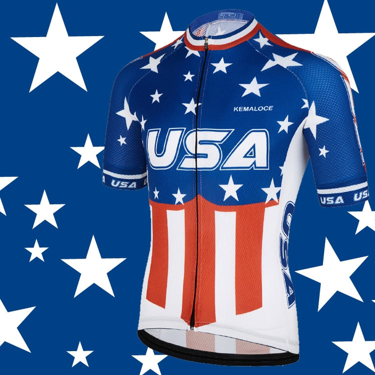 USA Navy International Men Cycling Jersey New American Sport Dirt Outdoor Bike Cycling Shirt Short Sleeve Pro Team Bicycle Shirt - EVERTHINGZ