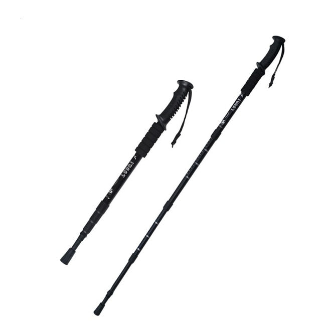2pcs trekking poles Nordic Walking cane telescopic baton Aluminium Alloy nordic Walking Stick with hiking accessories - EVERTHINGZ