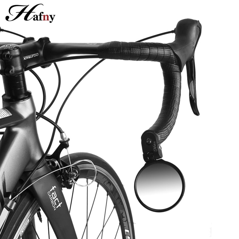 Handlebar End Bike Mirror Steel Lens Cycling Mirror Back Review Mirror For Bicycle Mountain Road Bike Mirror Bicycle Accessories - EVERTHINGZ