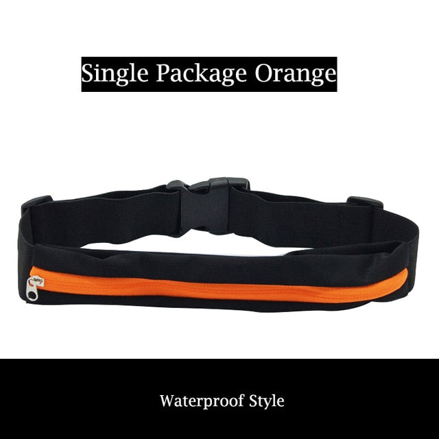 Waist Running Bag Outside Sport Mobile Phone Waterproof Cycling Bum Bag Outdoor Belt Jogging Waist Pack Carrying Portable - EVERTHINGZ