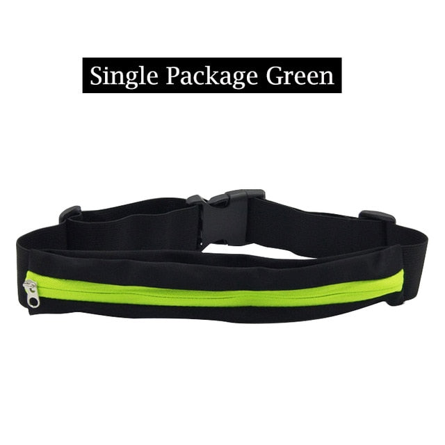 Waist Running Bag Outside Sport Mobile Phone Waterproof Cycling Bum Bag Outdoor Belt Jogging Waist Pack Carrying Portable - EVERTHINGZ