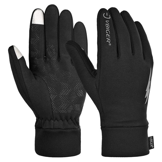 Vbiger  Outdoor Running Hiking Gloves Winter Touch Screen Knitted Gloves Thicken Warm Gloves Sports Mittens Gloves - EVERTHINGZ