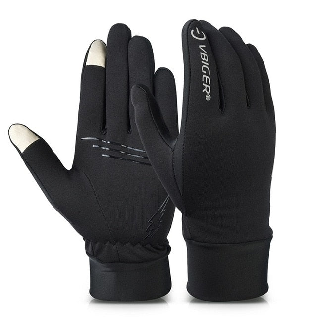 Vbiger  Outdoor Running Hiking Gloves Winter Touch Screen Knitted Gloves Thicken Warm Gloves Sports Mittens Gloves - EVERTHINGZ