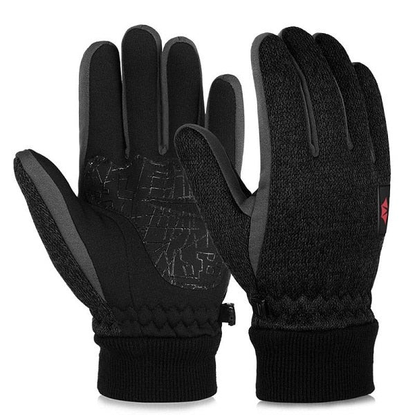 Vbiger  Outdoor Running Hiking Gloves Winter Touch Screen Knitted Gloves Thicken Warm Gloves Sports Mittens Gloves - EVERTHINGZ