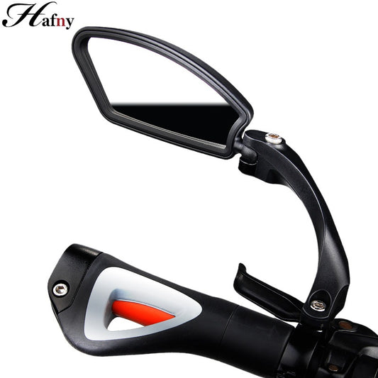 Bicycle Stainless Steel Lens Mirror MTB Handlebar Side Safety Rear View Mirror Road Bike Cycling Flexible Rearview Mirrors - EVERTHINGZ