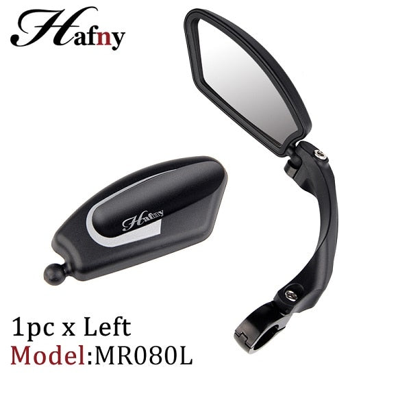 Bicycle Stainless Steel Lens Mirror MTB Handlebar Side Safety Rear View Mirror Road Bike Cycling Flexible Rearview Mirrors - EVERTHINGZ