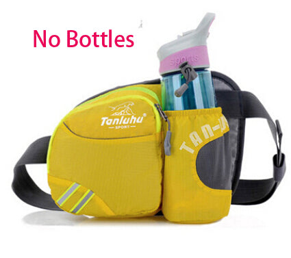 TANLUHU Waterproof Nylon Waist Pack Outdoor Sports Hiking Running Gym Bag Chest Bag Kettle Pack - EVERTHINGZ