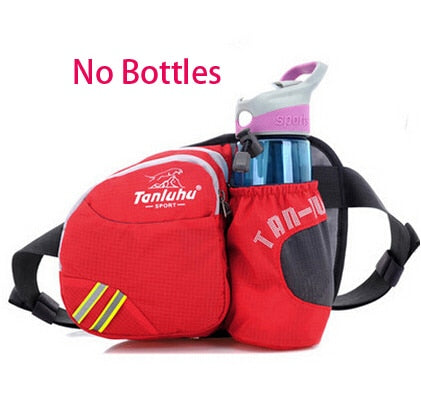 TANLUHU Waterproof Nylon Waist Pack Outdoor Sports Hiking Running Gym Bag Chest Bag Kettle Pack - EVERTHINGZ