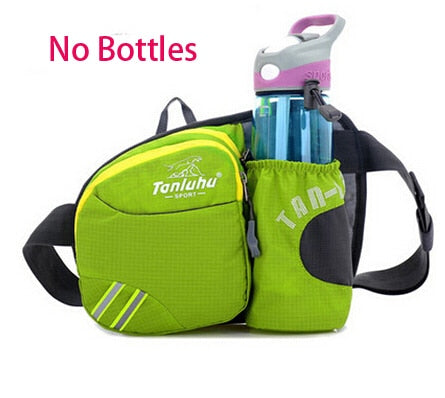 TANLUHU Waterproof Nylon Waist Pack Outdoor Sports Hiking Running Gym Bag Chest Bag Kettle Pack - EVERTHINGZ