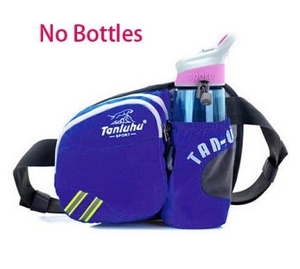 TANLUHU Waterproof Nylon Waist Pack Outdoor Sports Hiking Running Gym Bag Chest Bag Kettle Pack - EVERTHINGZ