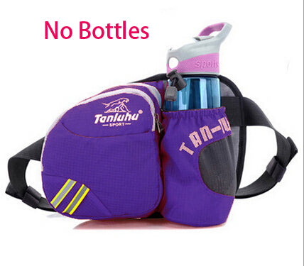 TANLUHU Waterproof Nylon Waist Pack Outdoor Sports Hiking Running Gym Bag Chest Bag Kettle Pack - EVERTHINGZ
