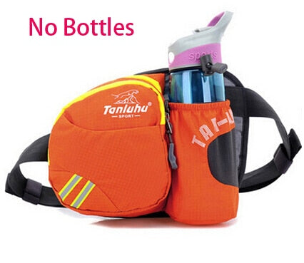 TANLUHU Waterproof Nylon Waist Pack Outdoor Sports Hiking Running Gym Bag Chest Bag Kettle Pack - EVERTHINGZ