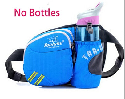 TANLUHU Waterproof Nylon Waist Pack Outdoor Sports Hiking Running Gym Bag Chest Bag Kettle Pack - EVERTHINGZ