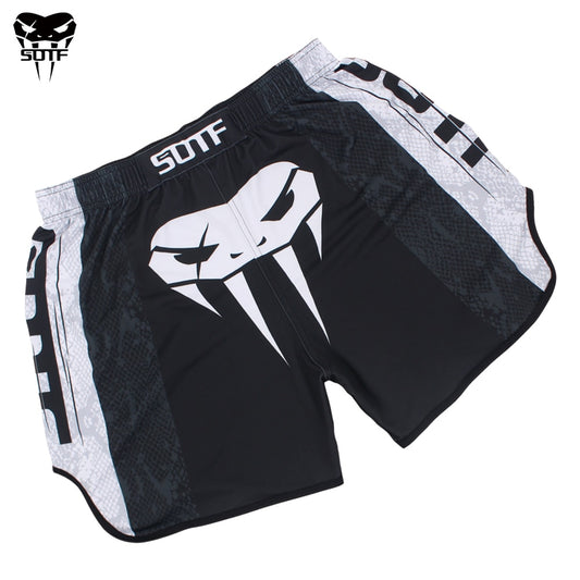 MMA Venomous snake Elastic movement fighting shorts Tiger Muay Thai cheap boxing shorts sanda kickboxing