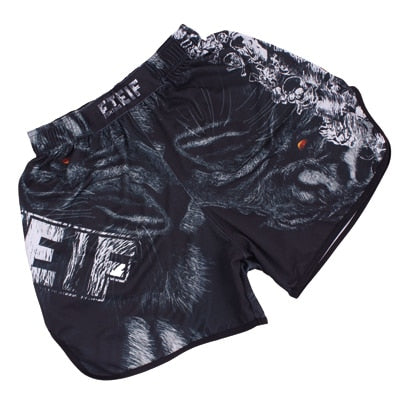 MMA Venomous snake Elastic movement fighting shorts Tiger Muay Thai cheap boxing shorts sanda kickboxing