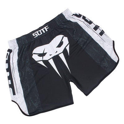 MMA Venomous snake Elastic movement fighting shorts Tiger Muay Thai cheap boxing shorts sanda kickboxing