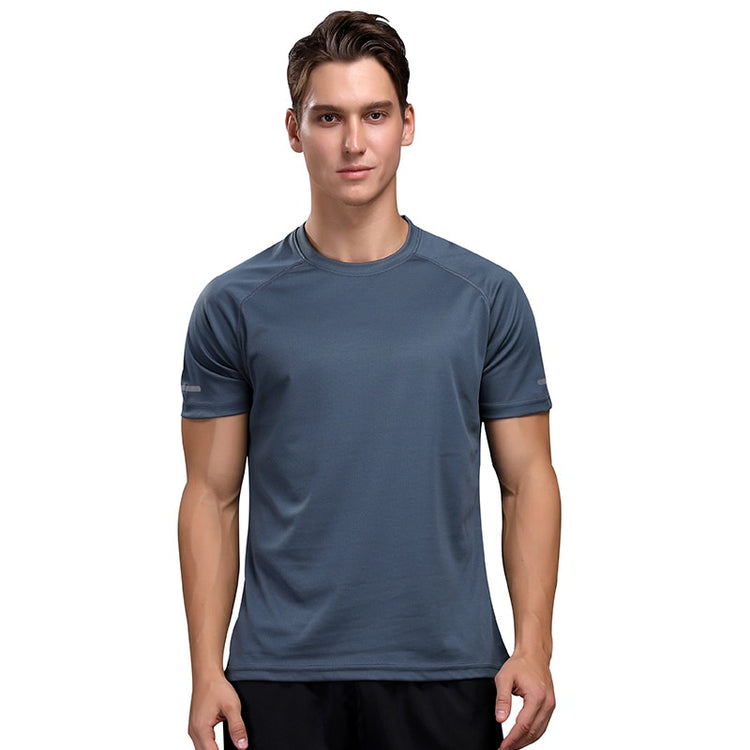 Men's training T-shirt training sportswear short-sleeved shirt quick-drying outdoor breathable running men's bodybuilding shirt